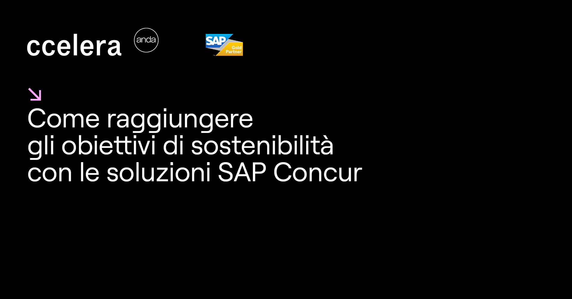 Raggiungi gli obiettivi di sostenibilità con le soluzioni concrete di SAP Concur